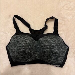 Victoria's Secret Black and Gray Sports Bra